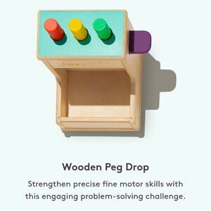 Lovevery Wooden Peg Drop